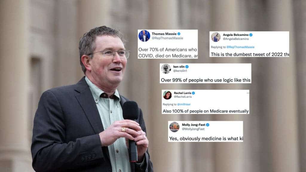 GOP QUACKERY: Rep. Massie hooted down on social media for bogus Medicare attack